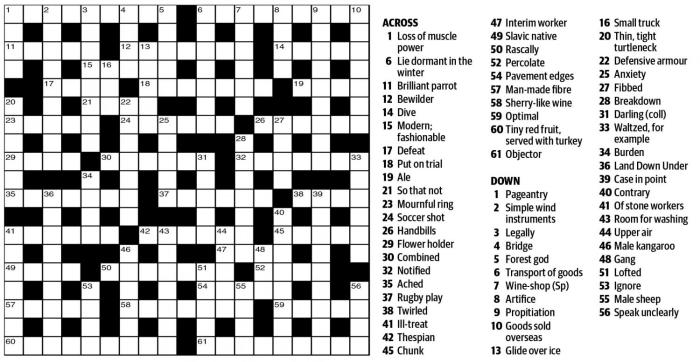 One who is one crossword