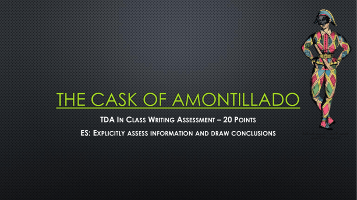 Quotes from the cask of amontillado