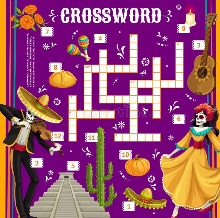 Dia de los muertos crossword