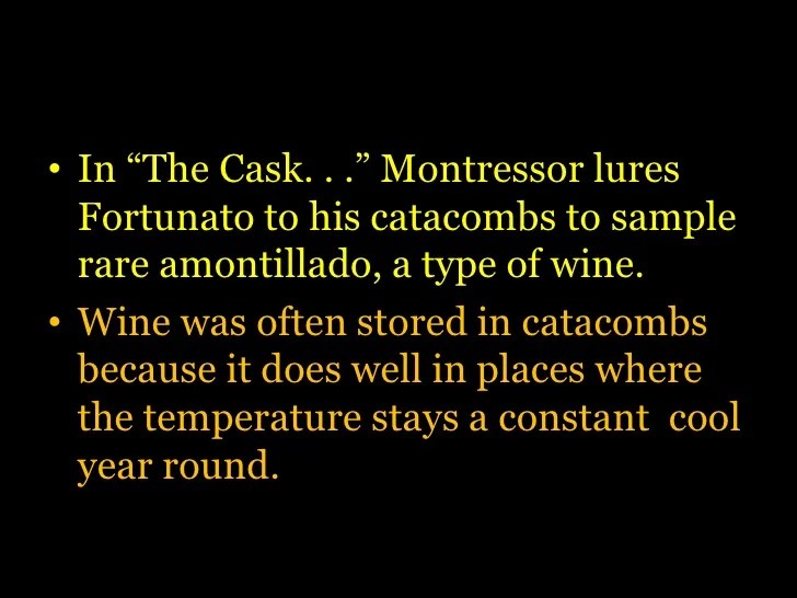 Quotes from the cask of amontillado