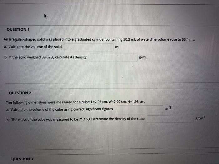 Graduated cylinder measurement cylinders volume proprofs poured which