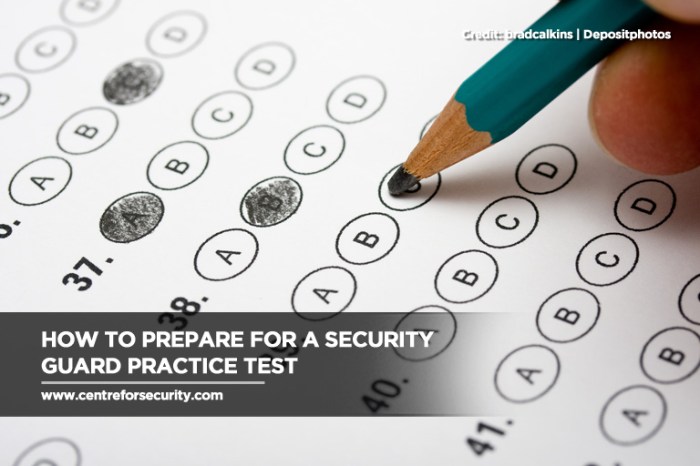 Armed security guard test questions and answers pdf