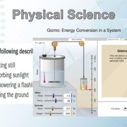 Gizmo answer key energy conversion in a system