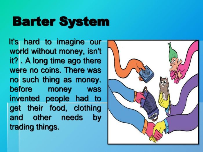 Barter system