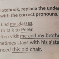 Worksheet worksheets grade noun pronouns pronoun speech rewrite sentences nouns underlined into parts biglearners english changing grammar part choose language